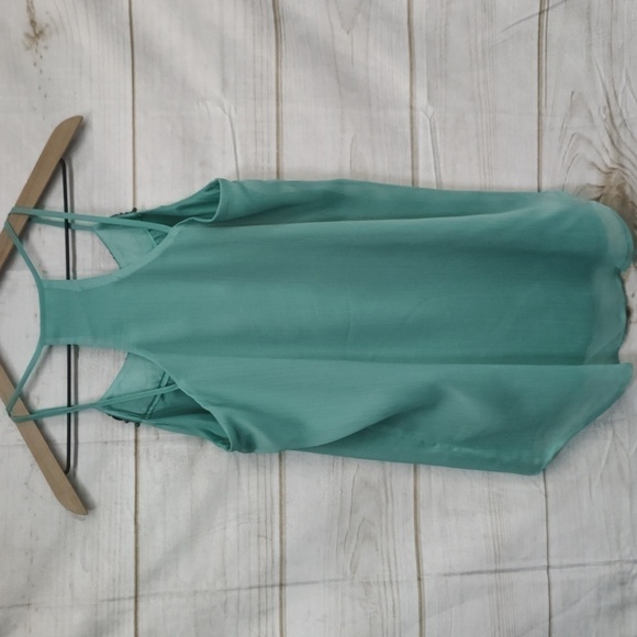 STUDIO Y Embellished Strappy Razor Back Dress Top, Size Small - Picture 3 of 8